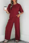 Racing Red Pants Set