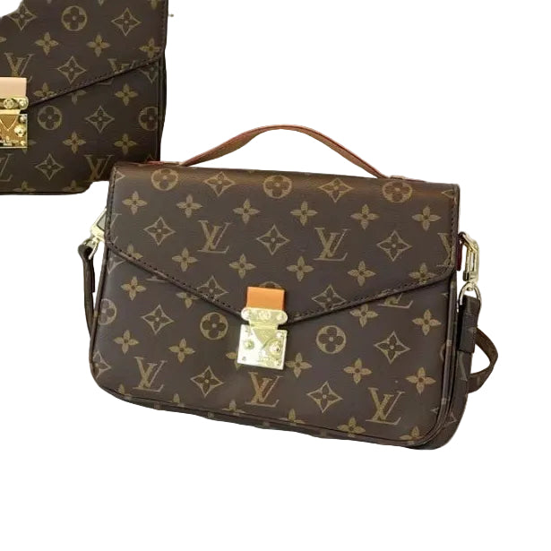 Gold Clip Crossbody Purse