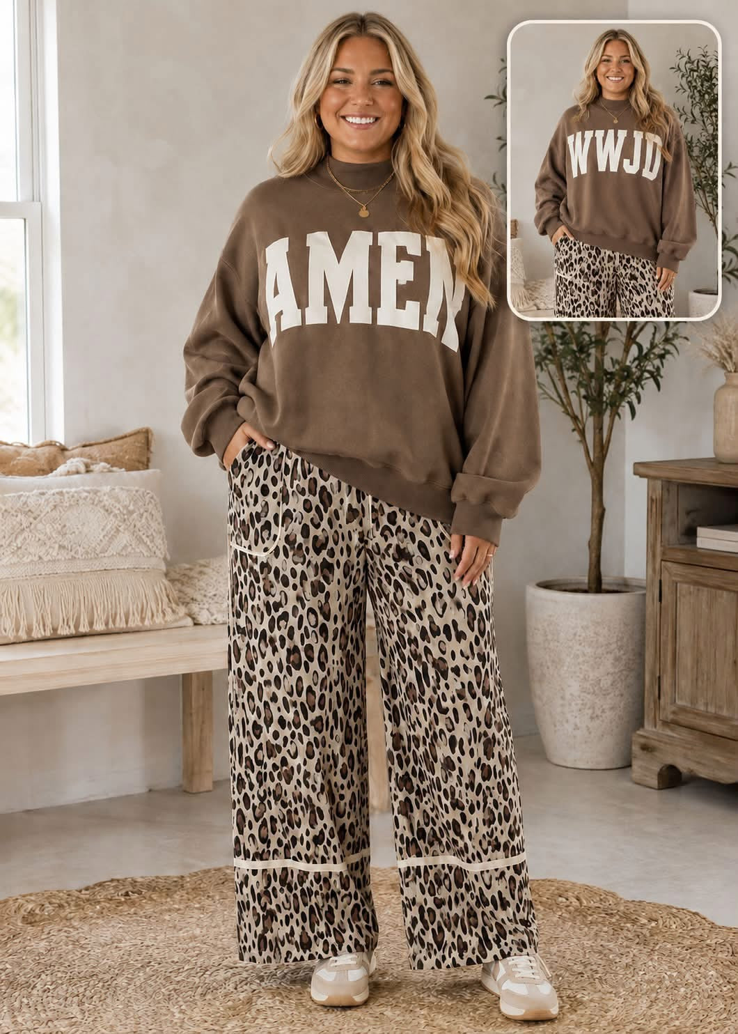 Coffee AMEN Reversible Sweatshirt PREORDER