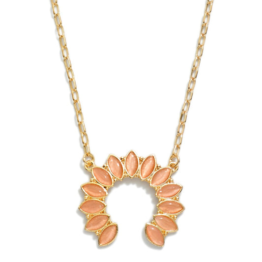 Upside Down Crescent Necklace